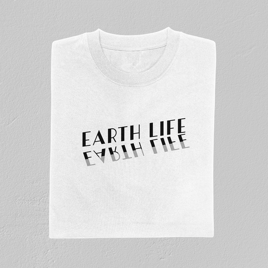 Earth Life Gradient Front + Nature Back DTF T-Shirt