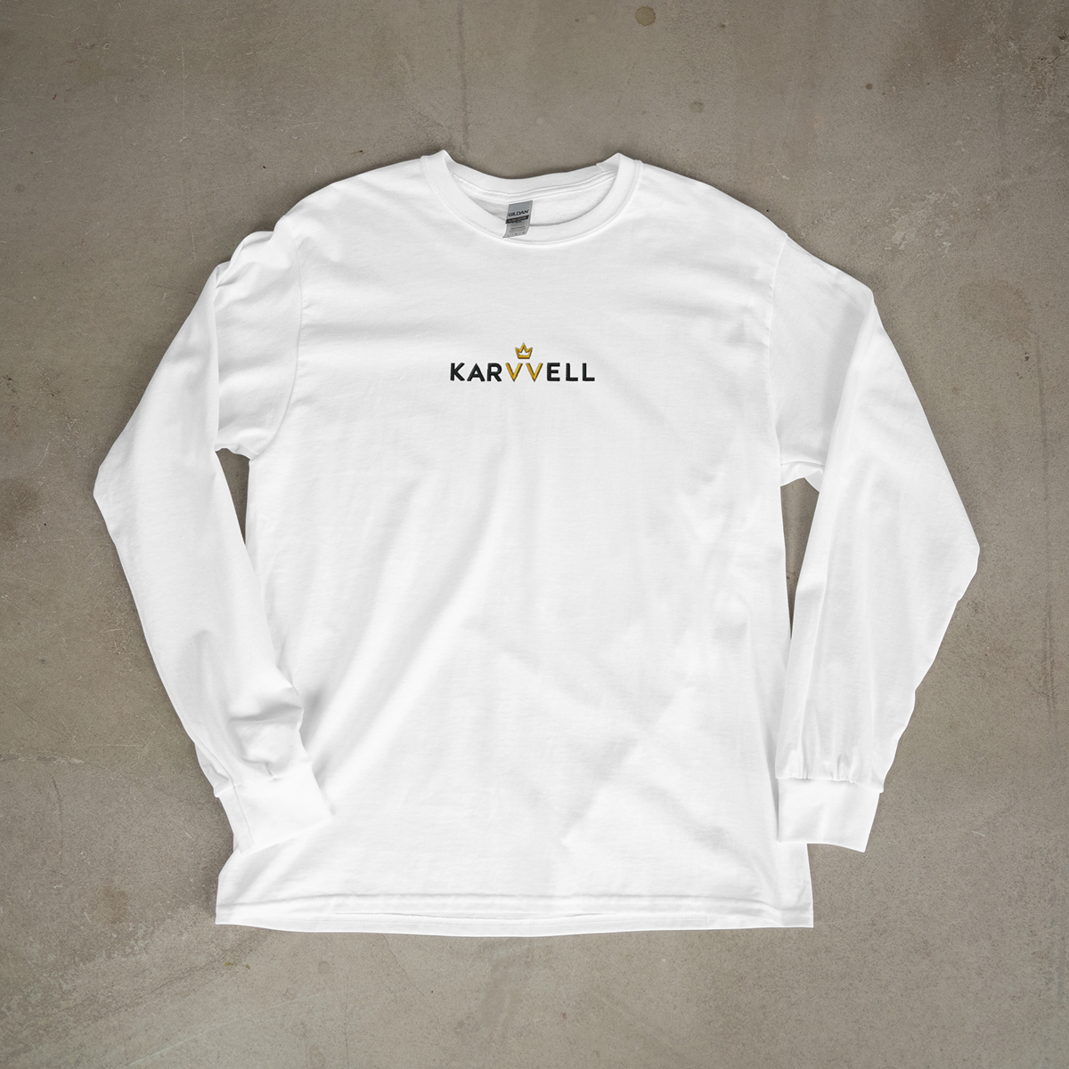 KARVVELL Mountain Horizon Sweatshirt – White Gold Edition