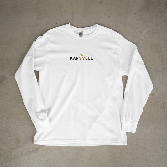 KARVVELL Mountain Horizon Sweatshirt – White Gold Edition